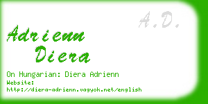 adrienn diera business card